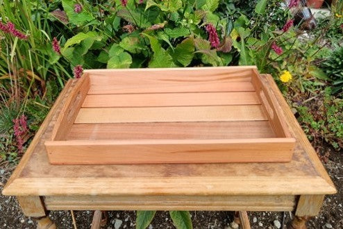 Bandeja de madera nativa